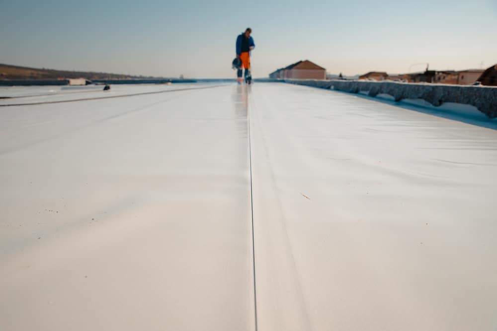 flat roof building waterproofing